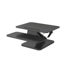 ShoppingAll 25"W Height Adjustable Sit to Stand Desk Converter Workstation - Black-The desktop stand can sustain weight capacity of 17.6 pounds