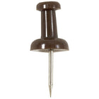 JAM Paper Push Pins, Chocolate Brown Pushpins, 2 Packs of 100, 200 Total (222419049a)-4