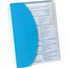 Oxford Letter-Size Folder with 4 Sliding Pockets, Blue-Letter-sized