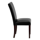 Flash Furniture Black LeatherSoft Parsons Chairs-High Density Foam Padding