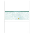 Deluxe Mid Laser Cheque Green with Gold Hologram, French, 8.5" x 11", 500 Pack-Laser cheque with hologram
