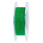JAM Paper Sheer Organza Ribbon, .88 Inch Wide x 25 Yards, Emerald Green, 2 Pack (807SHemgr25g)-Finish: sheer