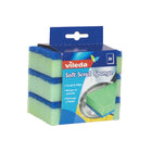 Vileda Soft Scrub Sponge - 3 Pack-2-in-1 cleaning power to scrub and dry