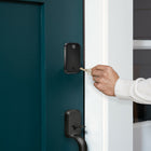 Yale 420 Assure Lock 2 Touch with Bluetooth - Keyed - Black Suede-Create unique entry codes for people you trust using the Yale Access app (must be done while standing at the door)