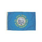 Independence Flag Nylon South Carolina Flag with Heading and Grommets, 3' x 5' (FZ-2392051)-South Carolina Flag