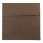 JAM Paper 5.5" x 5.5" Square Envelopes, Chocolate Brown, 25 Pack (22314939)-Square invitation envelope