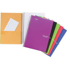 Five Star 5-Subject Premium Notebook - 9-1/2" x 6" - Assorted Colours-Premium, ruled paper