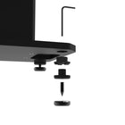 Kanto SX22 22" Tall Fillable Speaker Stands with Isolation Feet - Black-Features spiked feet with removable silicone pads for carpet or hardwood floors