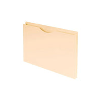Pendaflex 1-1/2" Expansion Manila Filing Jackets - Legal Size - 10 Pack-Jacket design closed on three sides is perfect for holding items of different sizes together