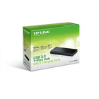 TP-LINK USB 3.0 7-Port Hub with 2 Charging Ports-Two exclusive 5V/2.4A charging ports supply optimal power for both iOS & Android mobile devices, charging them quickly and safely