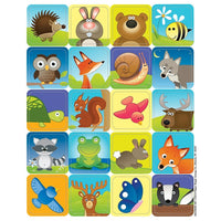 Eureka Theme Sticker Woodland Creatures, 1440 Pack (EU-655069)-Design: Woodland Creatures