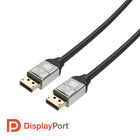 j5Create JDC43L10 8K Display Port Cable - Black-Supports resolutions up to 7680 x 4320 @ 60 Hz/ 4096 x 2160p @ 120 Hz