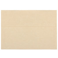 JAM Paper A7 Invitation Envelopes, 5.25 x 7.25, Parchment Brown Recycled, 250 Pack (35311H)-Brown parchment recycled envelope