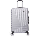 TOSCANO PRODIGIO 30" Hardside Large Luggage - Titanium Silver-Designed in Italy