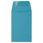 JAM Paper #1 Coin Envelopes, 2.25 x 3.5, Lunar Blue, 50 Pack-Blue Envelopes