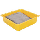 Zenith Safety Drip Pans, Universal-Pans are filled with sorbent pillows which keep liquids contained and prevents splashing