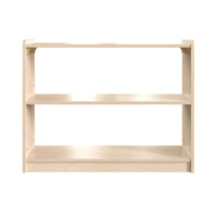 Flash Furniture - Unite de rangement ouverte Bright Beginnings de qualite commerciale pour la salle de classe en bois,2 etageres-Unite de rangement à 2 etageres en bois pour la salle de classe