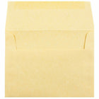 JAM Paper A6 Invitation Envelopes, 4.75 x 6.5, Parchment Antique Gold Yellow Recycled, 250 Pack (56721H)-Blank interior for personalized message