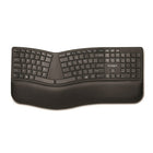 Kensington Pro Fit Ergo Wireless Keyboard - Black-Split and sloped keyboard with adjustable reverse tilt positions hands, wrists, and forearms for comfort and neutral alignment