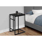 Monarch Specialties 2170 Accent Table - 24"H/Black/Black Metal-Assembly required: Illustrated instructions and all hardware are provided for convenience (additional tools may be needed)