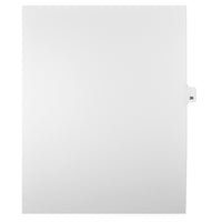 Mark Maker Legal Tabs - Letter Size - White - 1/25th cut - 25 tabs per package - 5 packages Pack - Number 36-White Single Tabs