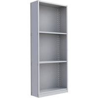 Metalware RK319 Boltless Shelving Unit, 4-Shelves, 36" x 24" x 88", Light Grey-Adjustable shelving system that provides high strength, yet economical storage capacity for your needs