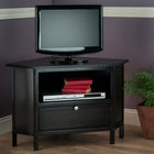 Winsome Zena Corner TV Stand, Espresso, (92634)-Dimensions of shelves 19.69"W x 10.17"D x 9.25"H