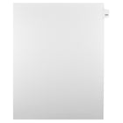 Mark Maker Legal Tabs - Letter Size - White - 1/25th cut - 25 tabs per package - 5 packages Pack - Number 177-White Single Tabs
