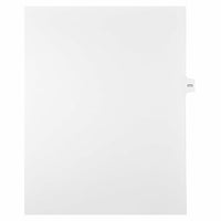 Mark Maker Legal Exhibit Index Tab White Single Tabs, 1/15th Cut, Letter Size, No Holes, Number 171, 25 Pack-White Single Tabs, 1/15th Cut