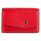 JAM Paper Leather Business Card Case, Angular Flap, Red, 100 Pack (2233317461B)-Red