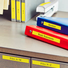 Brother Genuine MK631 Non-Laminated Tape for P-touch Label Makers - 12 mm wide x 8 m long - Black on Yellow-Uses thermal transfer technology 