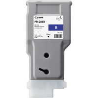 Canon PFI-206 Blue Ink (300ml) for IPF 6400 / 6450-Blue