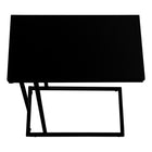 Monarch Specialties 3467 Accent Table - 25"H/Black/Black Metal-9