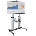 Tripp Lite Height Adjustable Heavy-Duty Rolling TV Stand for 60" - 100" Screens-Dimensions: 25.8"W x 9.8"H x 47.5"D