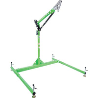 DBI Sala Confined Space Rescue Systems Advanced 5-Piece Hoist System-Davit arm and base system includes adjustable offset upper mast, 33" lightweight lower mast and 3-piece lightweight base