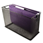 Winnable Mesh Desktop Hanging File, Legal, Black-Made from black metal mesh for style and durability