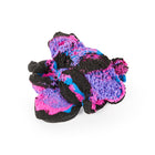 Kinetic Sand Slice N’ Surprise Set - 13.5 oz - Black, Pink and Blue Sand-Includes: 13.5 oz (383 g) Kinetic Sand, 1 Cylinder Mold, 1 Starburst Core, 1 Circle Core, 1 Plunger, 1 Sand Press, 1 Knife, 1 Carving Tool, 1 Instruction Sheet