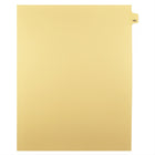 Mark Maker Legal Tabs - Letter Size - Buff - 1/25th cut - 25 tabs per package - 5 packages Pack - Number 102-Buff Single Tabs