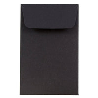 JAM Paper #1 Coin Envelopes, 2.25 x 3.5, Eclipse Black, 50 Pack-Coin Envelopes