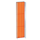 Azar Displays Pegboard Powerwing Display, 14" x 60", Orange (700354-ORG)-Orange plastic