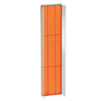 Azar Displays Pegboard Powerwing Display, 14" x 60", Orange (700354-ORG)-Orange plastic