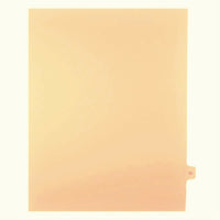 Mark Maker Legal Tabs - Letter Size - Buff - 1/15th cut - 25 tabs per package - 5 packages Pack - Number 58-Buff SingleTabs