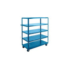 Kleton Heavy-Duty Shelf Cart, No. Of Shelves: 5, Overall Depth: 36"-No. of Shelves: 5