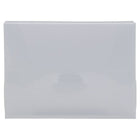 JAM Paper Plastic Portfolio with Tuck Flap Closure, Photo Size, 4.5 x 6 1/8 x.88, Clear, 10 Pack (235012308g)-Clear