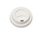 Eco Packaging Lid for 8oz Fibre Hot Cup - 1000 Pack-Matches 8 ounce hot cups