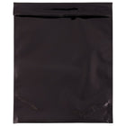 JAM Paper Enveloppes à ouverture côté court en aluminium à fermeture « pelez et scellez », 10 x 13 po, noir, paq/25-Ouverture : extrémité ouverte