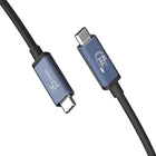 j5Create JUC29L08 USB 40Gbps 240W USB Type-C Cable - Black / Space Grey-Supports up to 48V/5A 240W charging for all USB-C® devices, including phones, tablets, and laptops