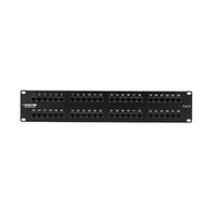 Black Box JPM648A Connect CAT6 Patch Panel - 2U, Unshielded, 48-Port-Patch Panel