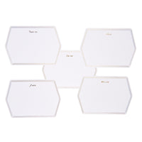Mara-Mi Thank You Notes - 3.5" x 5" - Assorted Flat Panel Border - 50 Pack-Thank you notecards