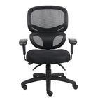 Nicer Furniture - chaise de bureau ergonomique multifonction en maille -Chaise de bureau ergonomique moderne en maille filet, conçue pour offrir un soutien du dos exceptionnel et pour empêcher l'accumulation de chaleur corporelle et d'humidité.